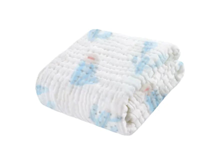 Baby's Blanket - 100% Organic Cotton - 105x105cm