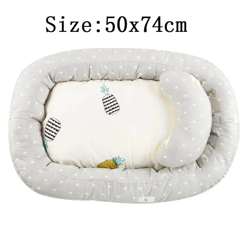 Baby's Portable Crib Support Pillow - In 3 Styles