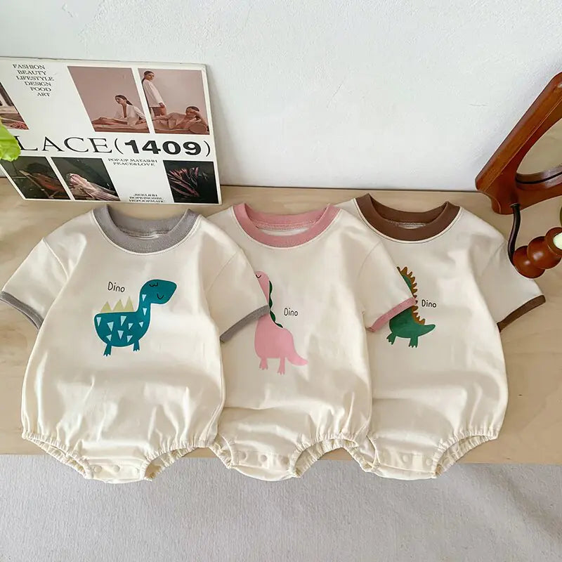 Baby Boy's Bodysuit Little Dino Design