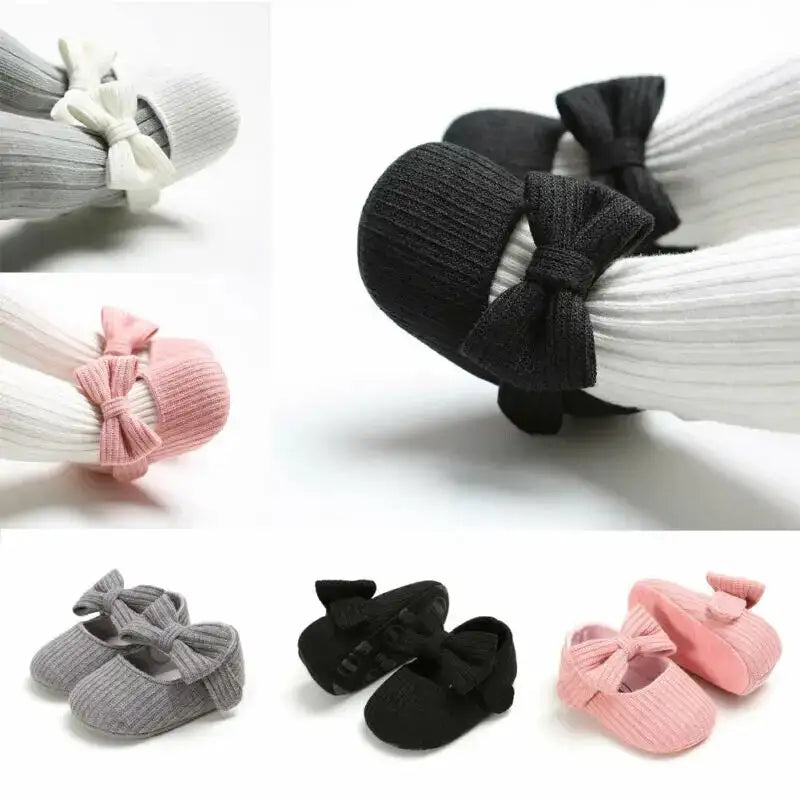 Baby Girl's Newborn Soft Shoes