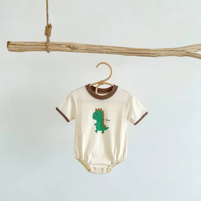 Baby Boy's Bodysuit Little Dino Design