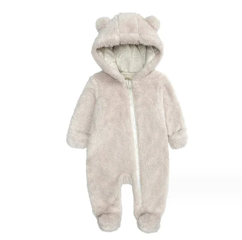 Baby Girl's or Boy's Winterwear Bear Jumpsuit