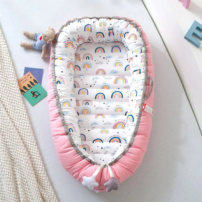 Baby's Portable Crib Support Pillow - In 3 Styles